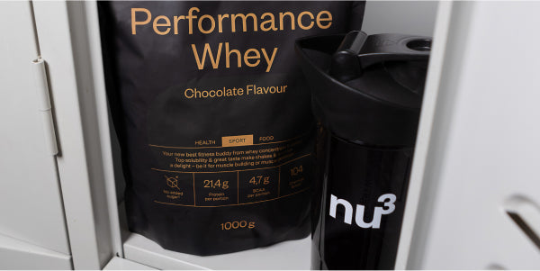 nu3 Shaker und Performance Whey