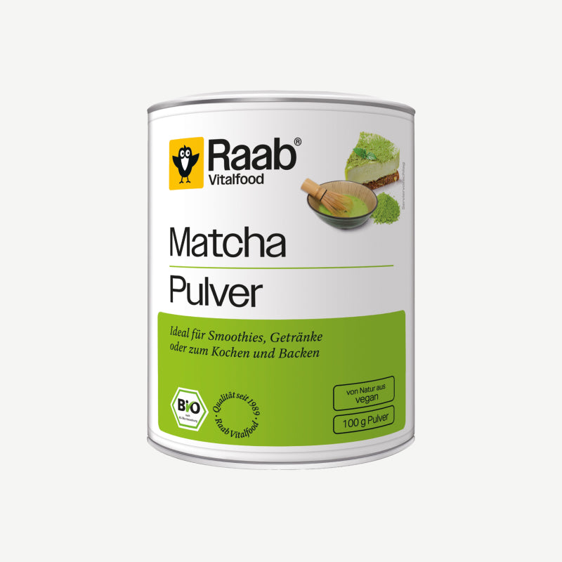 Cápsulas de Té Verde Matcha Bio, 60 cápsulas - Raab Vitalfood - VitalAbo